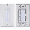 Brush Wall Plate Cable Pass Through Insert, 1-Gang Wall Plate