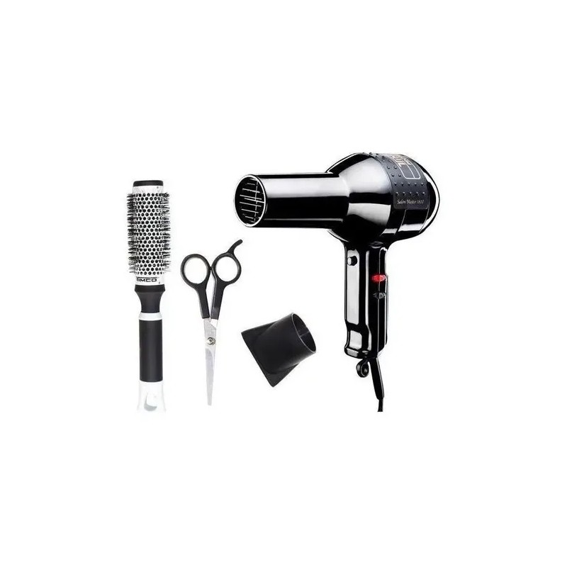 Secadora De Cabello Timco® Salon Master PQSM-1800 Combo Con Cepillo