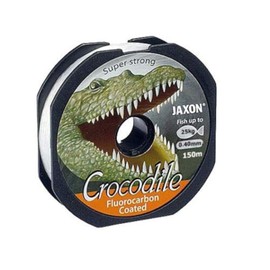 Jaxon Crocodile Fluorocarbon Coated Fishing Line 2 x 150 m Spool Monofilament (150 m/0.40 mm/25 kg)