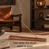 Dhrya Black Oud Incense Sticks with Rosewood Incense Holder, 33