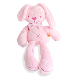 Furry Tales Cute Cuddly Plush Stuffed Animal – Soft Toy Bunny, Elephant, & Bear for Boys, Girls, and Toddlers - Ideal Gift for Baby Showers, Christmas, & Birthdays – Adorable Home Décor (Pink)