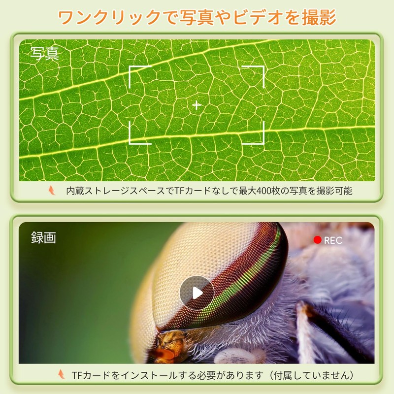 Microscope for Kids, SKYBASIC 2" IPS Screen 1000X Handheld Digital