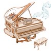 ROKR Magic Piano Mechanical Music Box 3D Wooden Puzzle Adult