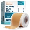 Silicone Scar Sheets (1.8" x 157"-4M), Medical Grade Silicone Scar Tape Strips for Healing, Surgical Incisions, C-sections, Burns, Keloids, Acne