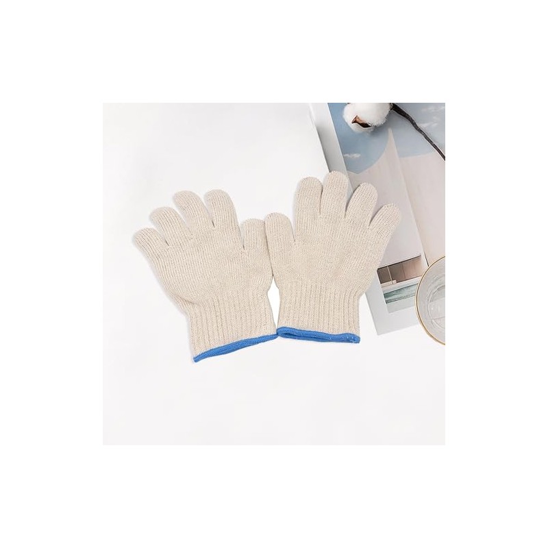 1 Pair Double Layer Cotton Insulation Gloves, Oven Gloves, Heat