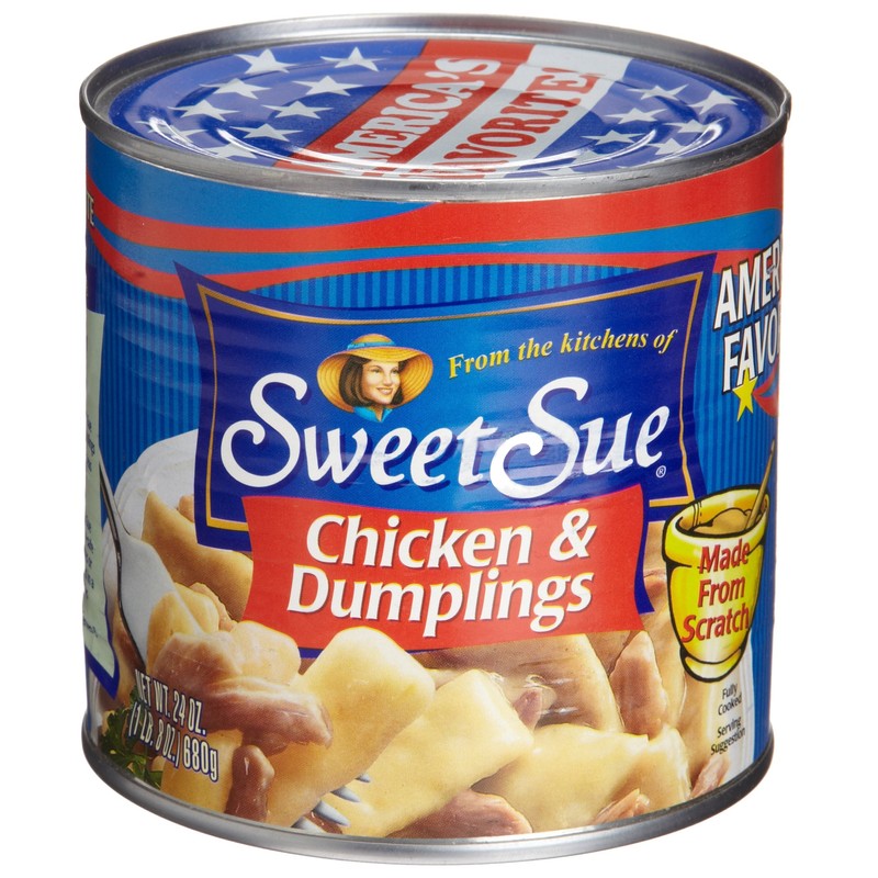 Sweet Sue Chicken & Dumplings, 24 oz Can (Pack of