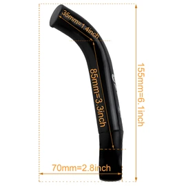 Venzo Cycling Road Mountain Bike Bicycle Adapter Flat Handlebar Extender Extension Bar Ends