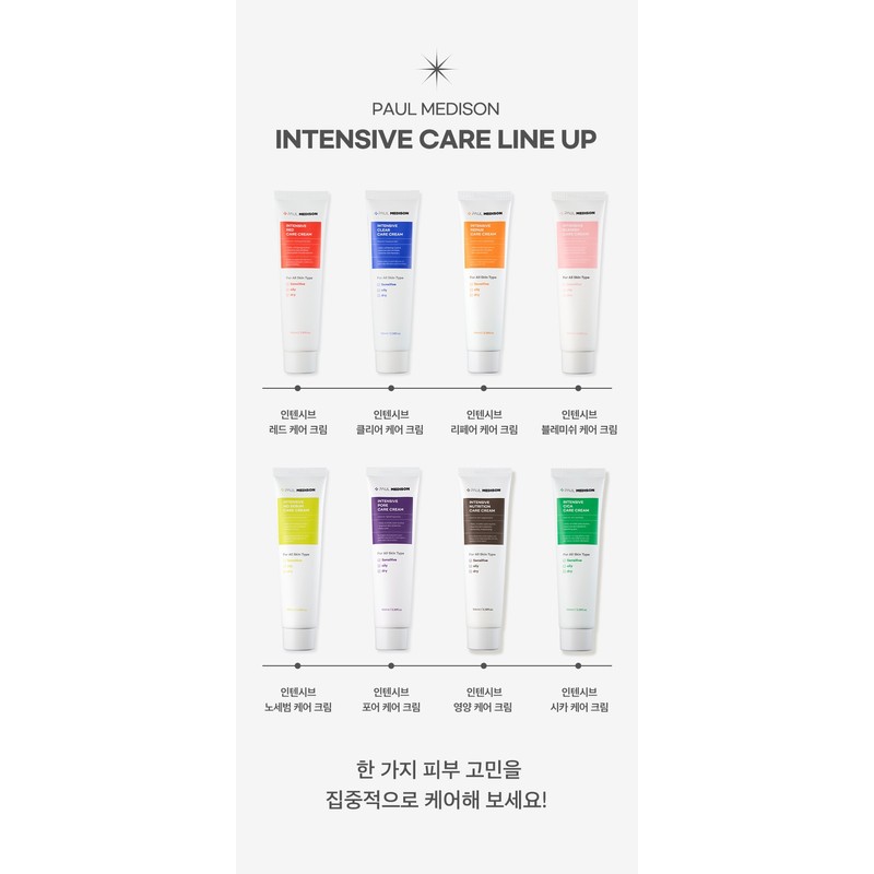 Paul Madison Intensive Red Care Cream 100ml, 5 pcs /