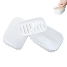Portable Soap Case, Airtight Type, Square Type, Leak Resistant, Soap Case, Made in Japan