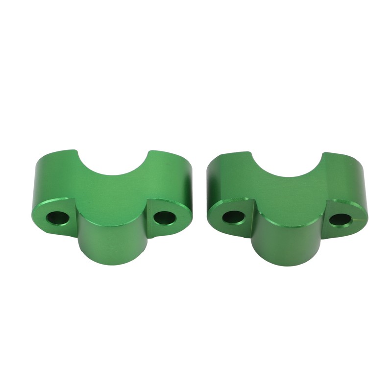 Pair Motorcycle Handlebar Clamp Riser 30mm Height CNC Aluminum Alloy