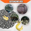 YATOINTO Grade 80 Log Chain 3/8'' X 14 Feet with