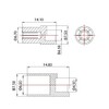 Gold Contact Connector Heavy Duty Plug 6.5 mm 10 Pairs