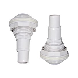 ATIE Above Ground Pool Complete Return Jet Fitting with Gaskets and Adapter Replace Hayward SP1023 1-1/2-Inch FIP Inlet Return Fitting with Locknut and Gasket (2 Pack)