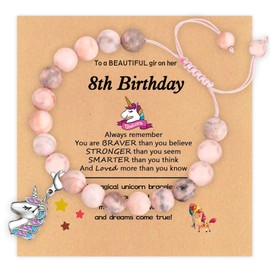 8th Birthday Gifts 8th Birthday Bracelet, 8 Year Old Girl Gifts Gifts for Girls age 8 Girls Gifts age 8, 8 Year Old Girl Gifts for Christmas Gifts for 8 Year Old Girls Best Gifts for 8 Year Old Girls
