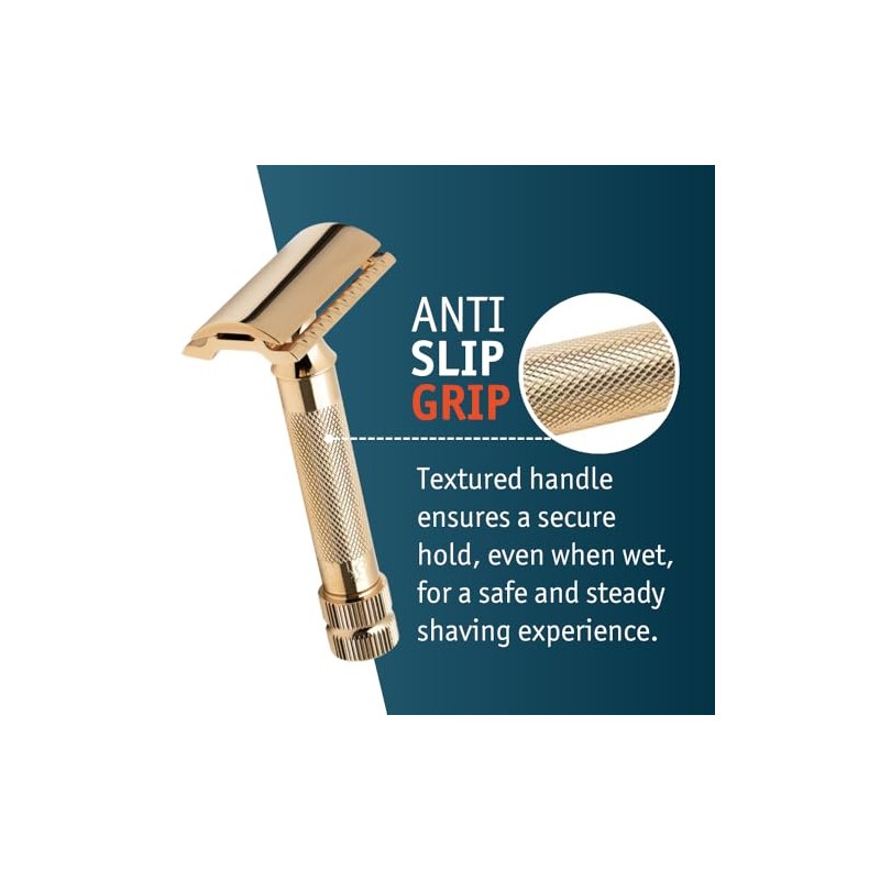 Merkur-Razor Double Edge Safety Razor Gold Plated