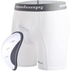 COOLOMG Boys Baseball Shorts with Athletic Cups Groin Protector Support