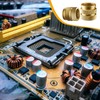 KWJEIULSOQ 120pcs Threaded Inserts for Plastic, M4 Heat Set Insert