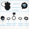 LC Connector, CTRICALVER Fibre Coupler LC-UPC Waterproof, 1Pcs IP68 Fibre
