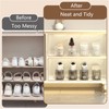 CiBiZi Clear Shoe Slots Organizers 10Pack Shoe Stacker Organizer for