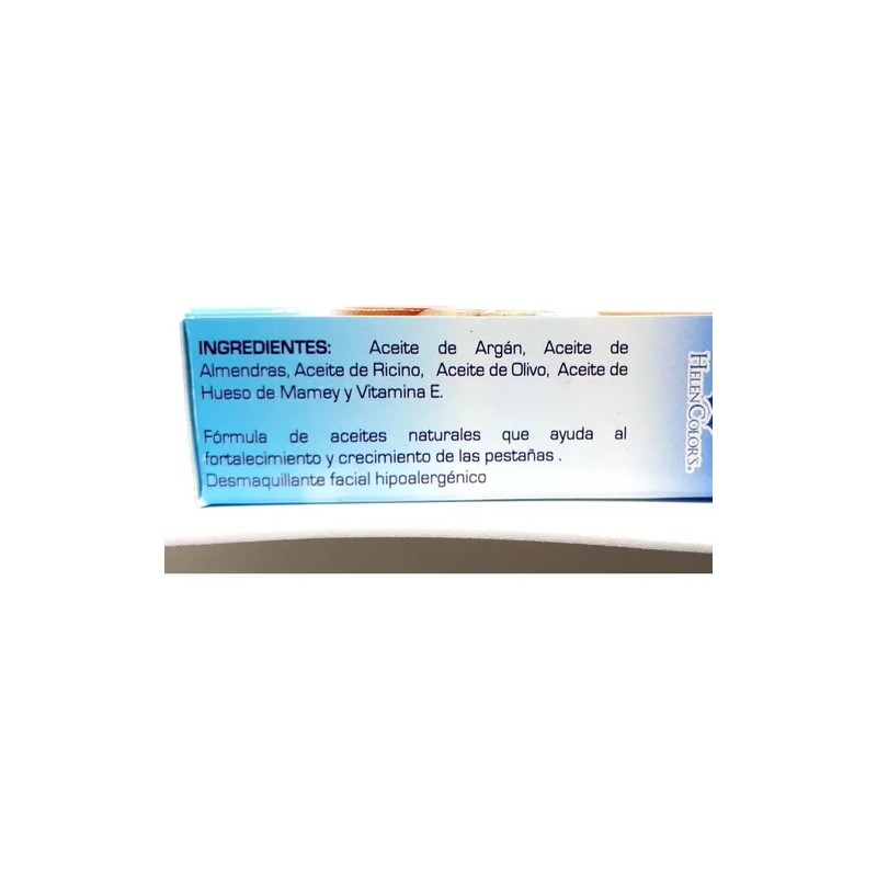 Aceite Para Pestañas Desmaquillante 2en1 Fortificante