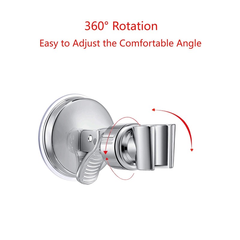 1pcs Adjustable Shower Head Holder, Bathroom Suction Cup Handheld Shower