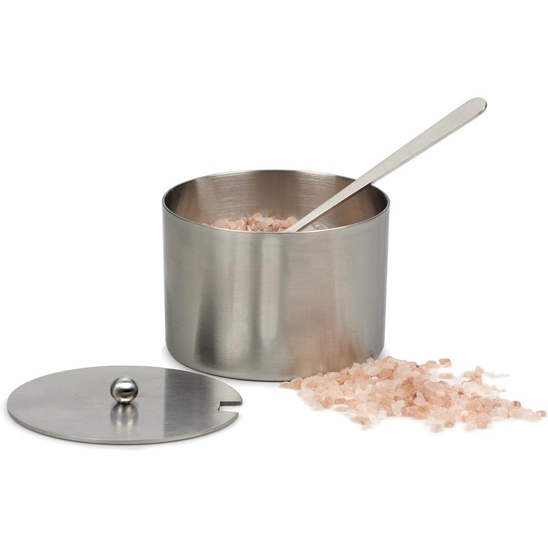 RSVP International Endurance Kitchen Collection Salt Cellar Set with Spoon,