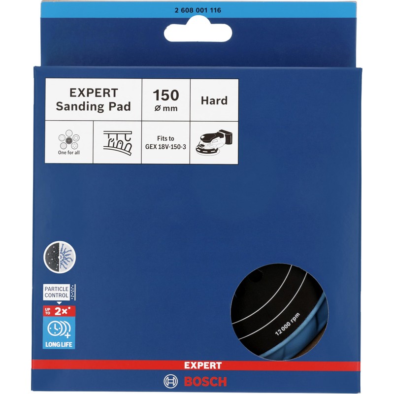 Bosch 1 x Expert Multihole Sanding Disc, 150 mm, Soft