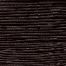 West Coast Paracord Bungee Elastic Nylon Shock Cord (1/8 Inch x 25 Feet, Dark Brown)