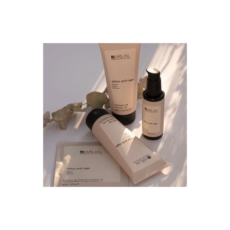 Tratamiento Serum Detox Anti-edad Para Cabello Arual 100 Ml