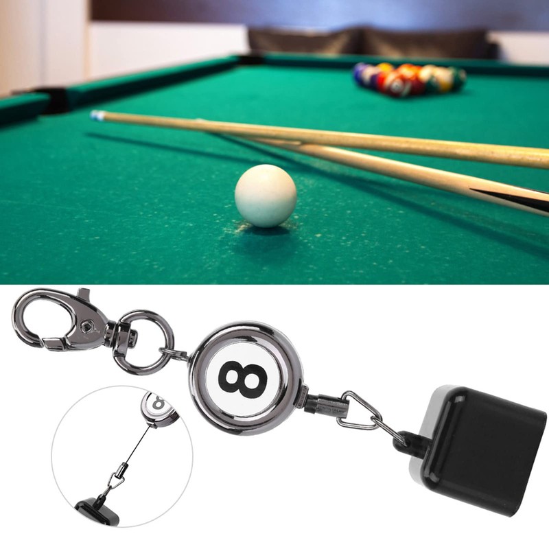 Snooker Pool Chalk Tip, Billiards Pool Chalk Holder, Lightweight Metal