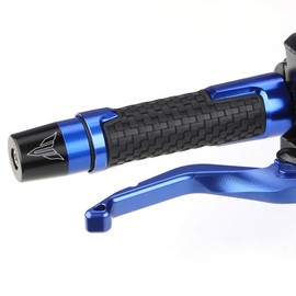 Mokiton Handle Bar Ends Hand Grips Plug Caps Compatible with Yamaha MT-07 MT-09 MT-10 FZ07 FZ09 XSR700 XSR900 | Motorcycle Balance Pad MT07 MT09 MT10 Accessories (Black)