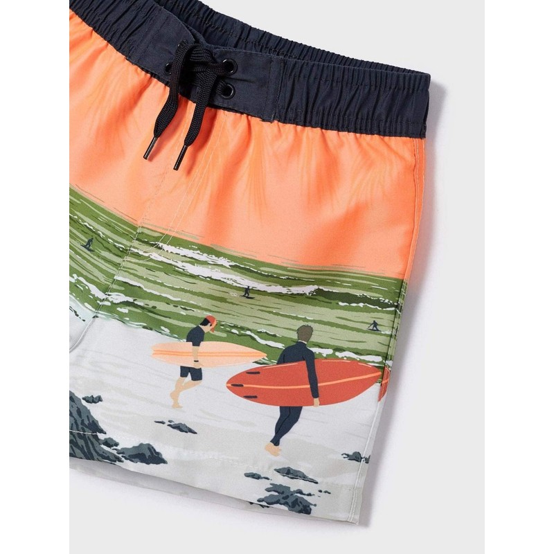Mayoral Boys Swim Trunks (5, Coral Surfing)