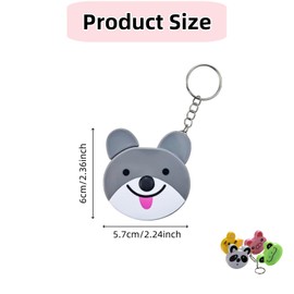 5 Pack Retractable Body Measuring Tape Dual Scale Cloth Tape Measure for Tailoring Waist and Fabric Measurements