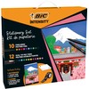 BIC Intensity Pen Set Japan: 10 Fineliners, 12 Dual Tip
