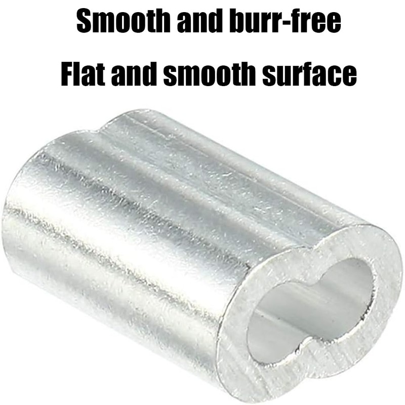 Kitchen Dreams Aluminium Clamp Ring for 2mm Ropes and Cables