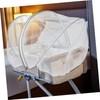 SHOWERORO Bassinet Cover with Zipper Lightweight Crib Tent for Sleeping