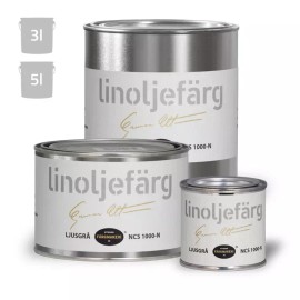 Ottosson Färgmakeri Linseed Oil Paint - Light Grey - 1 Liter