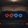 2pc Luz De Neón Con Forma De Corazón Led Inalámbrica