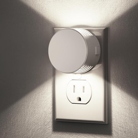 Night Light[2 Pack], Night Lights Plug into Wall, 3 Level Brightness Adjustable Plug in Night Light, Dusk to Dawn Sensor, Nightlights for Adults, Bedroom, Bathroom, Hallway, 5000K