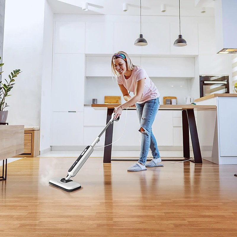 LivingSURE Scrubber & Steam Mop, Multi-Purpose Floor and Surface Cleaner