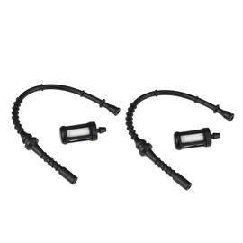 YINETTECH 2 Sets Trimmer Fuel Filter Fuel Hose Tube 4128 358 0800, 0000 350 3500 Compatible with Stihl FS120 FS200 FS200R FS202 FS250