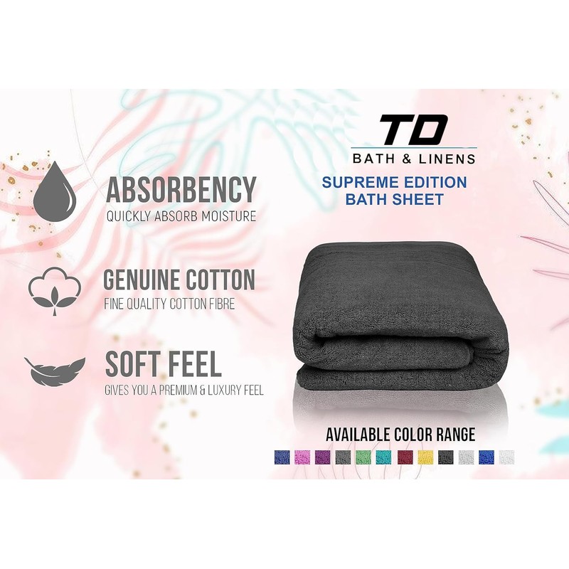 Textile Do Luxury Super Jumbo Bath Sheet (100 x 200