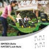 XTPTFABS 19M7834 14M7397 for John Deere Equipment Screw and Lock