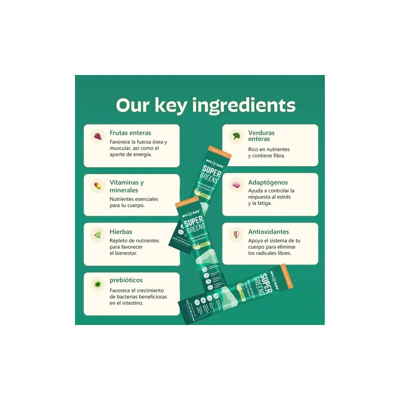 Supergreen Polvo Verduras Sobres Pure Natural Products