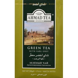 Ahmad Tea Green Tea, Earl Grey, 17.6 Ounce/ 500 gram