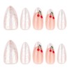 SINHOT Almond Press on Nails Medium - Cute Cherry Fake