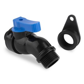 Rain Barrel Spigot, External Installation Garden Hose Compatible