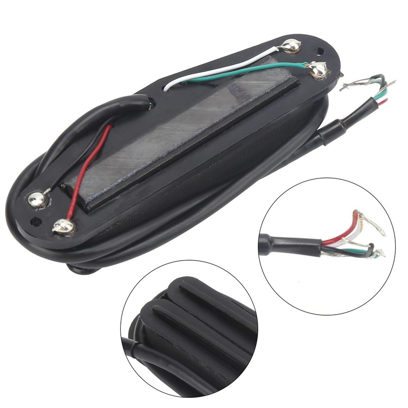 11K Dual Hot Rail Humbucker Pickup Ceramic Magnet ABS Electric