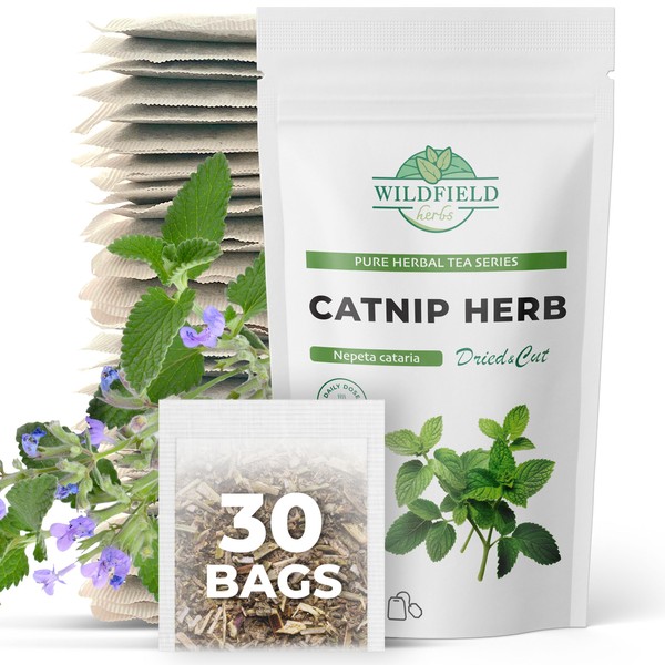 30 Bags Catnip Tea Catnip Herb Tea (Nepeta L.) -