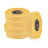 5 Pcs 3'' Cotton Cloth Polishing Wheel Soft Cotton Fine Finishing Wheel for Bench Grinder/Bench Buffer, 3/8'' Arbor Hole